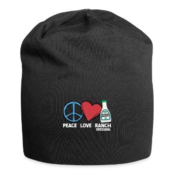 Ranch -Dressing -Ranch -Salatdressing - Jersey-Beanie - Schwarz - Vorne