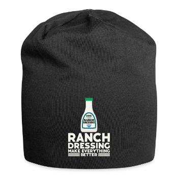 Ranch -Dressing -Ranch -Salatdressing - Jersey-Beanie - Schwarz - Vorne