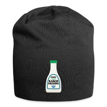 Ranch -Dressing -Ranch -Salatdressing - Jersey-Beanie - Schwarz - Vorne