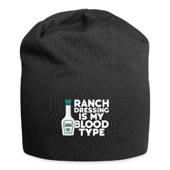Ranch -Dressing -Ranch -Salatdressing - Jersey-Beanie - Schwarz - Vorne