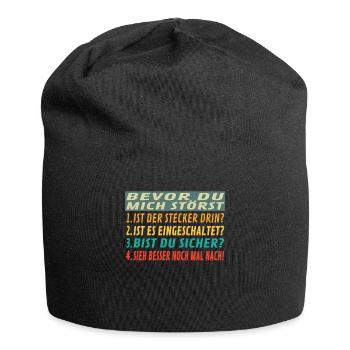 Heimwerker Geschenkidee Handwerker - Jersey-Beanie - Schwarz - Vorne