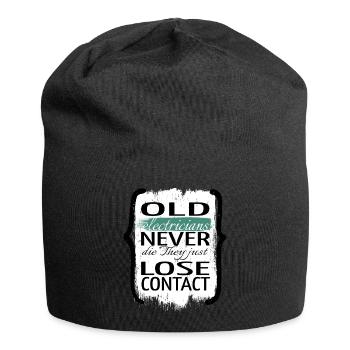 Electrician Beer Coffee Bday Birthday Funny - Jersey Beanie - black - Front