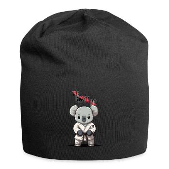 Taekwondo Koala - Lustige koreanische Kampfkunst - Jersey-Beanie - Schwarz - Vorne