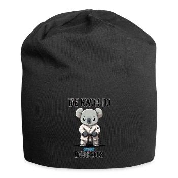 Niedlicher aber gefährlicher Taekwondo Koala - - Jersey-Beanie - Schwarz - Vorne