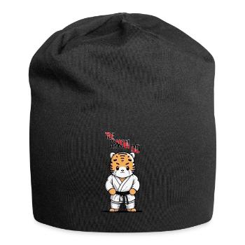 Taekwondo Tiger - Lustige koreanische Kampfkunst - Jersey-Beanie - Schwarz - Vorne