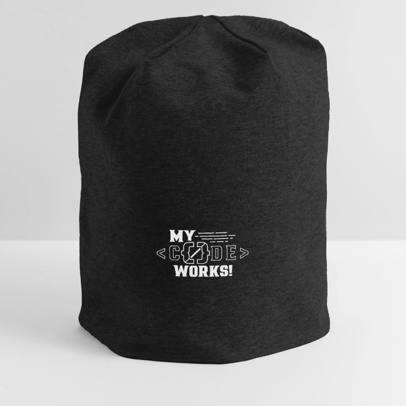Mein Code Funktioniert Programmieren Coding Coder Jersey-Beanie