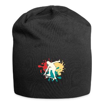 Skater - Jersey Beanie - black - Front