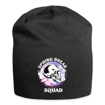 Spring Break Squad Sommerurlaub Spring Break - Jersey-Beanie - Schwarz - Vorne