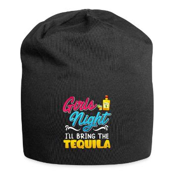 Girls Night Ich bringe den Tequila Spring Break - Jersey-Beanie - Schwarz - Vorne