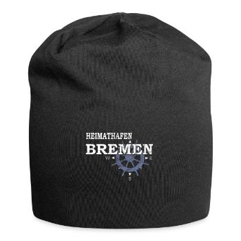 Heimathafen Bremen - Hafenarbeiter - Jersey-Beanie - Schwarz - Vorne