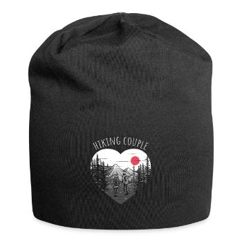 Couple errant - Bonnet en jersey - noir - Devant