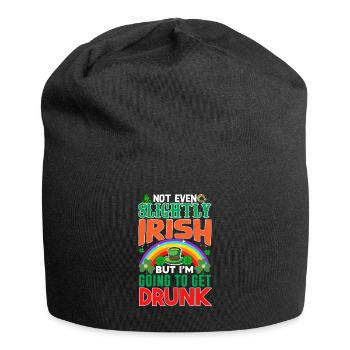 St Paddy's St Patricksday St Patrick Day - Jersey Beanie - black - Front