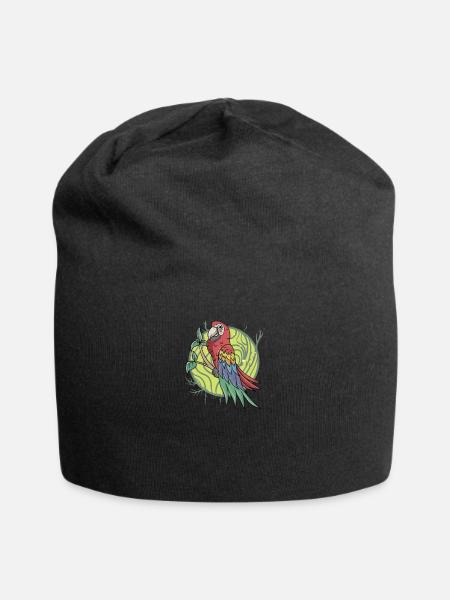 Ara Perroquet I Amérique du Sud Oiseau exotique pour - Bonnet en jersey - noir