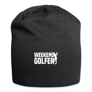 Golf Golf Cart Balls Sport - Jersey Beanie - black - Front