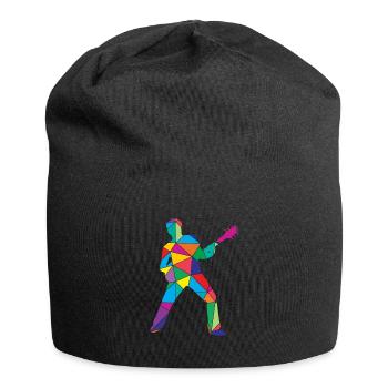 Guitar Polygon Guitarists - Jersey Beanie - black - Front