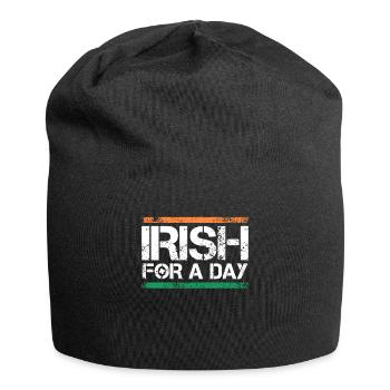 Irlandais d’un jour Fête de la Saint-Patrick - Bonnet en jersey - noir - Devant