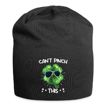 Can't Pinch this Clover St. Patrick's Day - Jersey Beanie - black - Front