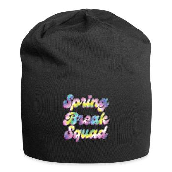 Spring Break Squad Sommerurlaub Spring Break - Jersey-Beanie - Schwarz - Vorne