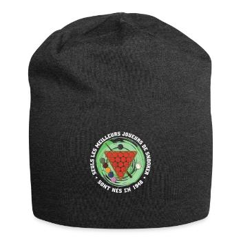French snooker player born 1948 - Jersey Beanie - charcoal grey - Front