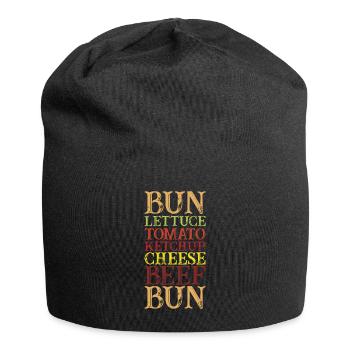 Hamburger - Bonnet en jersey - noir - Devant