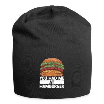 Hamburger - Bonnet en jersey - noir - Devant