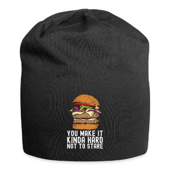 Hamburger - Bonnet en jersey - noir - Devant