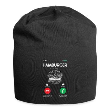 Hamburger - Bonnet en jersey - noir - Devant
