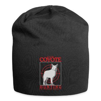 Chasseur Permis de Chasse Permis de Chasse Chasseresse Cadeau - Bonnet en jersey - noir - Devant