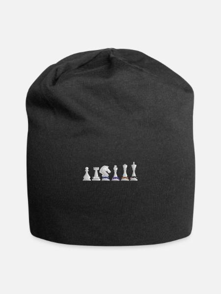 Chess Jujitsu Fighter | BrazilianJiuJitsu - Jersey-Beanie - Schwarz