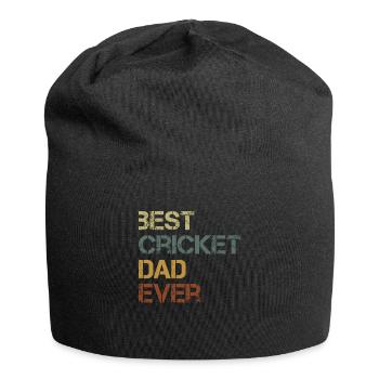 Cricket Spieler - Jersey-Beanie - Schwarz - Vorne