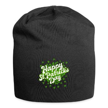 Bonne Saint-Patrick - Trèfle - Trèfle - Bonnet en jersey - noir - Devant