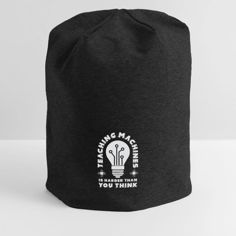 Teaching Machine Learning Artificial Intelligence Jersey Beanie