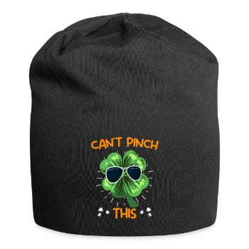 Can't Pinch this Clover St. Patrick's Day - Jersey Beanie - black - Front
