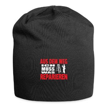 Heimwerker Geschenkidee Handwerker - Jersey-Beanie - Schwarz - Vorne
