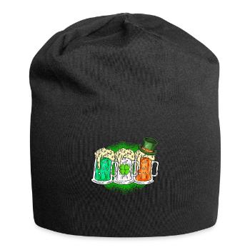 Ireland Beer Irish St. Patrick's Day - Jersey Beanie - black - Front