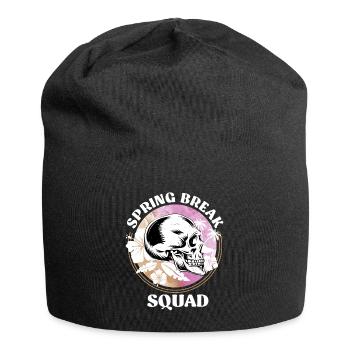 Spring Break Squad Sommerurlaub Spring Break - Jersey-Beanie - Schwarz - Vorne