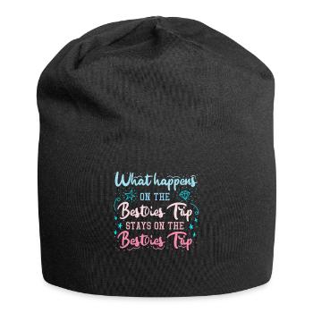 Beasties Trip Holiday with Friends Spring Break - Jersey Beanie - black - Front