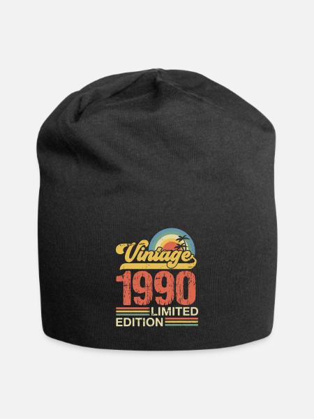 1990 * Limited Edition * - Jersey-Beanie - Schwarz