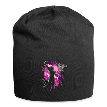 Basketball féminin Basketball féminin - Bonnet en jersey - noir - Devant