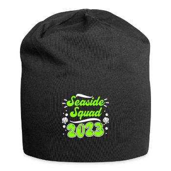 Seaside Squad 2023 Vacances avec des amis Fête - Bonnet en jersey - noir - Devant