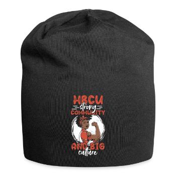Coyote Jäger - Jersey-Beanie - Schwarz - Vorne