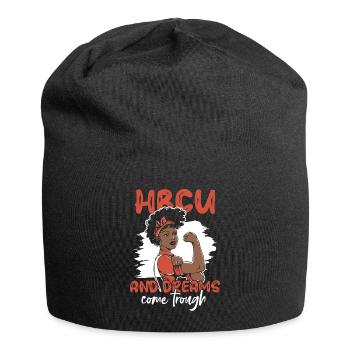 Coyote Jäger - Jersey-Beanie - Schwarz - Vorne