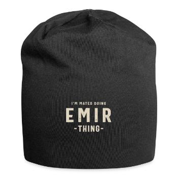 Emir Personalized Name - Jersey Beanie - black - Front