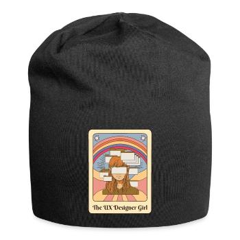Shenanigans With My Gnomies St Patricks Cartoon - Jersey Beanie - black - Front