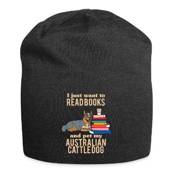 Australian Cattle Dog - Jersey Beanie - charcoal grey - Front