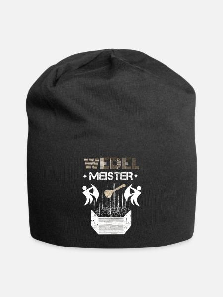 Sauna Wedel Meister - Jersey-Beanie - Schwarz