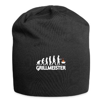Grillen und Camper Geschenkidee - Jersey-Beanie - Schwarz - Vorne