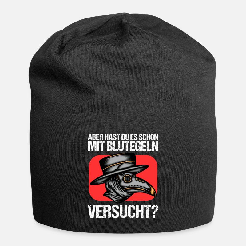 Arzt Ärztin Krankenschwester Pflegerin Medizin - Jersey-Beanie - Schwarz