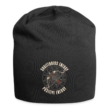 Sagittarius Energy Positivity Constellation - Jersey Beanie - black - Front