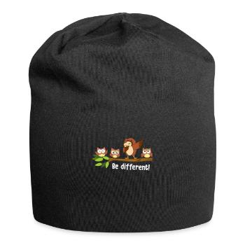 Soyez différent Hibou Soyez vous Autisme Sensibilisation Hibou - Bonnet en jersey - noir - Devant